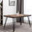 Dorann Pine Metal Base Dining Table