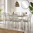 Bhawari 6 - Person Rubberwood Solid Wood Dining Set