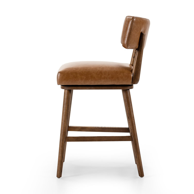 Cardell Swivel Stool, Sonoma Chestnut , Counter Stool (27" Seat Height)