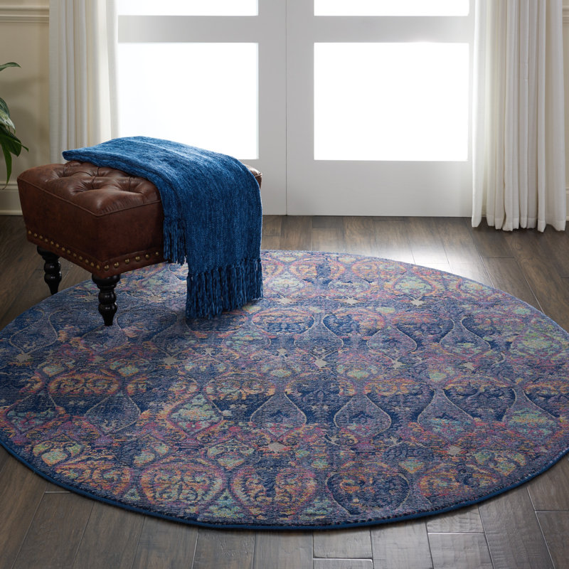 Larissa Ikat Area Rug, Runner 71 x 244cm