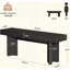 Banc de table de cuisine à pieds triangulaires, rangement pour chaussures