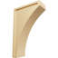 Support en bois / corbeau H 12 po x l 3 po x P 7,5 po-91261770