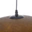 Luminaire suspendu en polyester 1 lumière brun-145249593