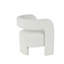 Fauteuil d'appoint rond rond en polyester Rayisha