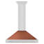 ZLINE 36 in. Convertible Stainless Steel Range Hood with Copper Shell and Handle (KB4STX-C-36)