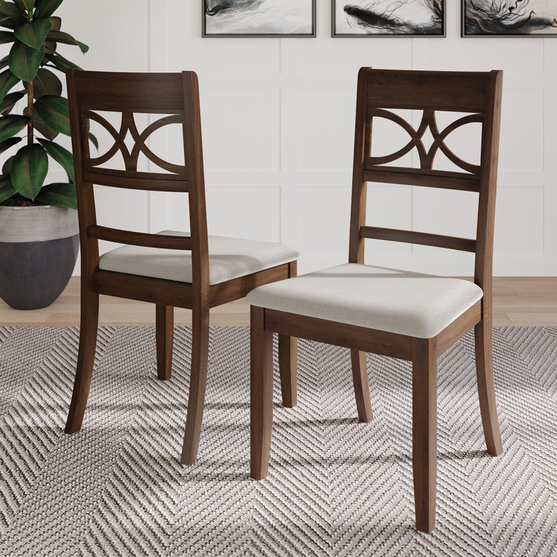 Ocossio Upholstered Parsons Chair, Brown