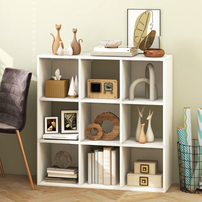 Moneeka 90 cm H x 30 cm W Cube Bookcase