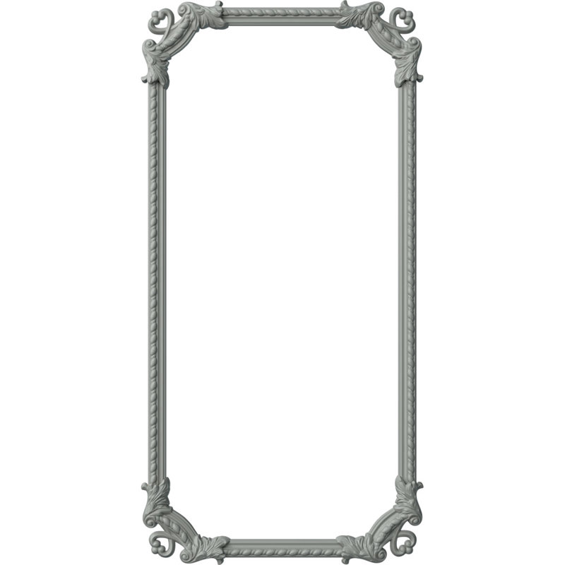 Ensemble de moulures pour panneau Devon, L 31 po x H 62 po, Simple