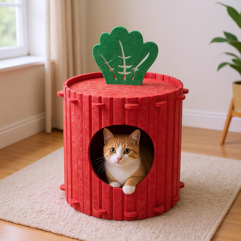 Nest Pet Bed, Red