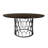 Siniard Round Metal Base Dining Table-1978541061