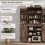 Garde-manger de 72 po Aaleah avec 12 tablettes de porte, 6 tablettes réglables et 1 tiroir profond-358702182