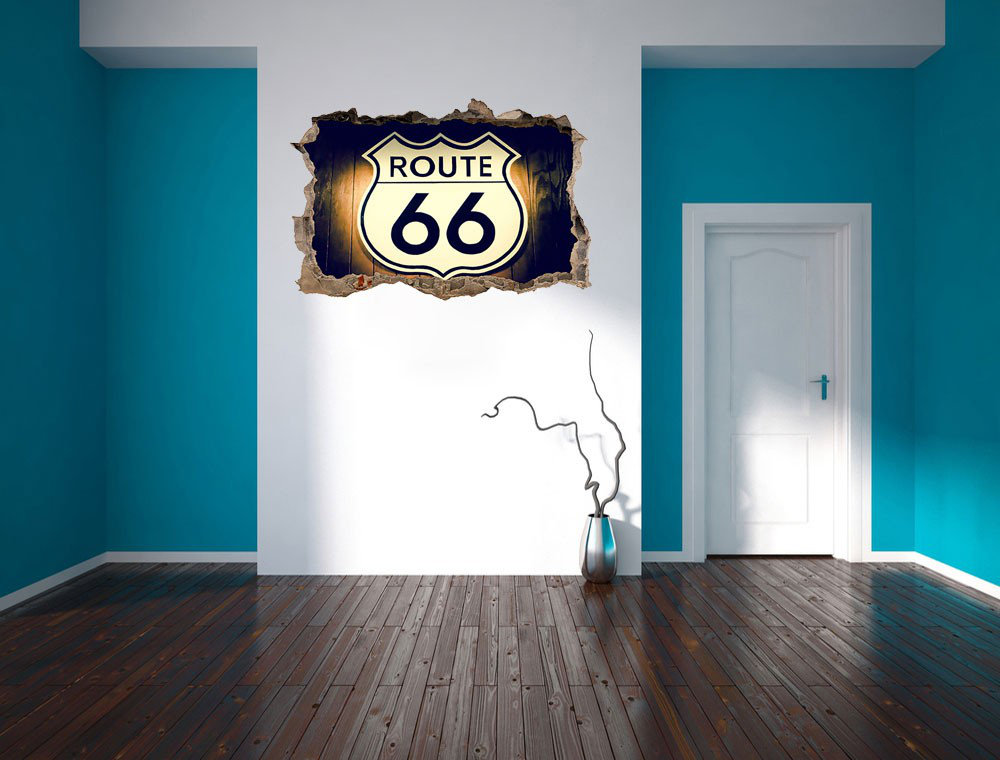 Wandtattoo Neues Route 66 Schild