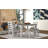 Rustic Style 6-Piece Dining Room Table Set-92173437-92173434