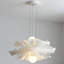 Luminaire suspendu 1 lumière fleur blanche-1567379637