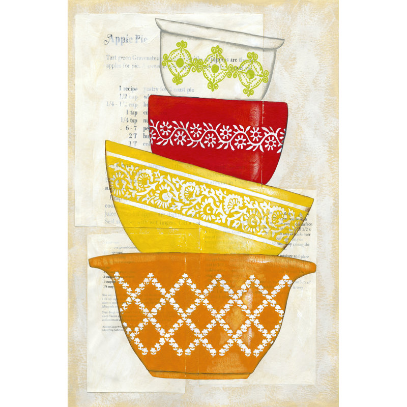 Retro Ware II by Chariklia Zarris - Wrapped Canvas Print, 46cm H x 30cm W