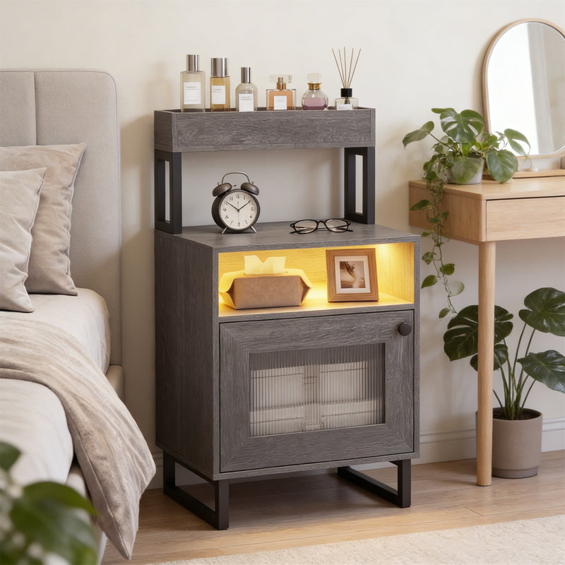End Table, Grey