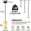  Luminaire suspendu pour îlot de cuisine 1pc à intensité variable-1582425866