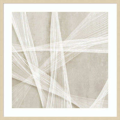 «Loomed Symmetry II» par Jacob q, impression sur bois encadrée