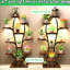 Support pour plante en métal en forme de vase avec plusieurs lumières de croissance, idéal pour le jardinage intérieur, look élégant en forme d'arbre, installation facile en forme de fleur à DEL réglable, multifonctionnel et livre