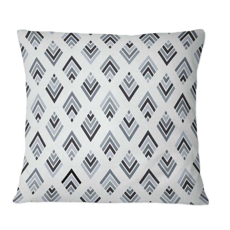 Geometric Throw Pillow, 16" x 16"