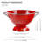 Prep & Savour Adame Steel Colander-658731309-618740908