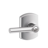 Broadway Privacy Leverset with Greenwich Rosette
