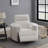 Boucle Swivel Glider Recliner Chair