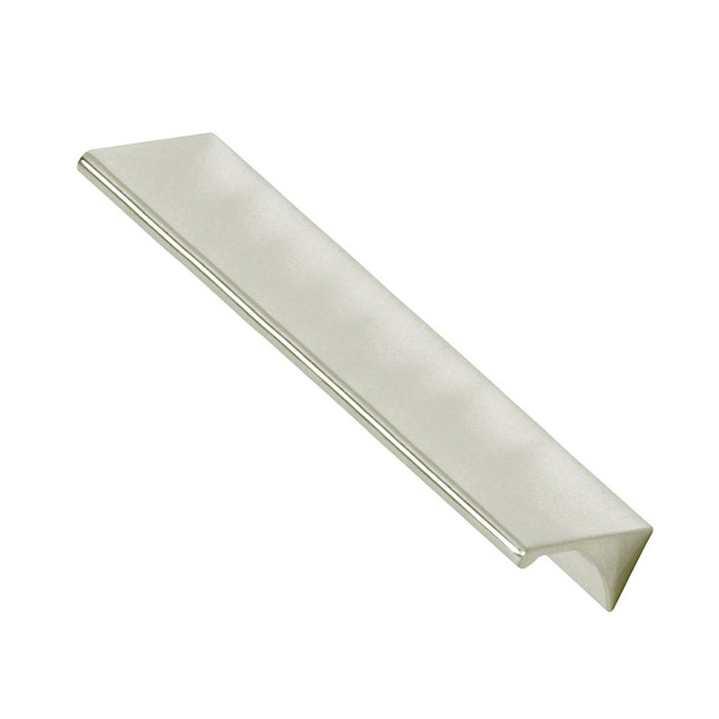 6" Center to Center Finger Pull, 4.5", Polished Nickel