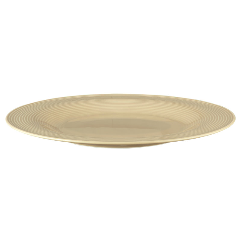 30cm Porcelain Dinner Plate, Sand Beige