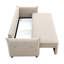 Lit gigogne en tissu avec rangement Irina