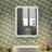 Morrisania Wall Mounted Bathroom Framed LED Mirror With Anti- Fog,Memory Function And Touch Sensor-1536167640-1536167642