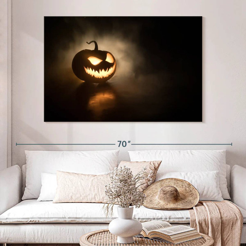 Sinister Jack O Lantern, 34" H x 51" W