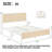 Full Size Bed Frame, Easy Assembly Space Saving
