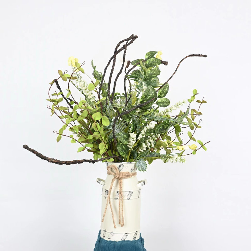Fumée artificielle d'eucalyptus de verdure de campagne artificielle pour remplisseur de vases