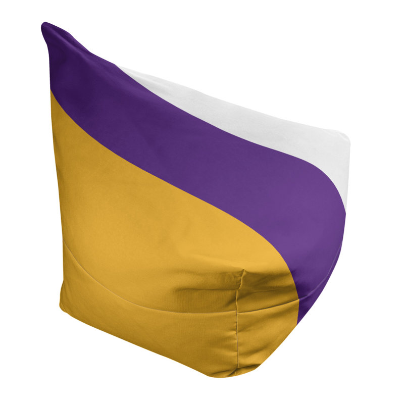 Fauteuil à billes Washington, 31 po x 38 po x 42 po, Or / mauve / blanc