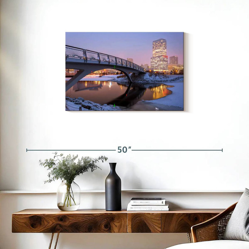 Nicci Milwaukee Winter Reflections, 20" H x 30" W