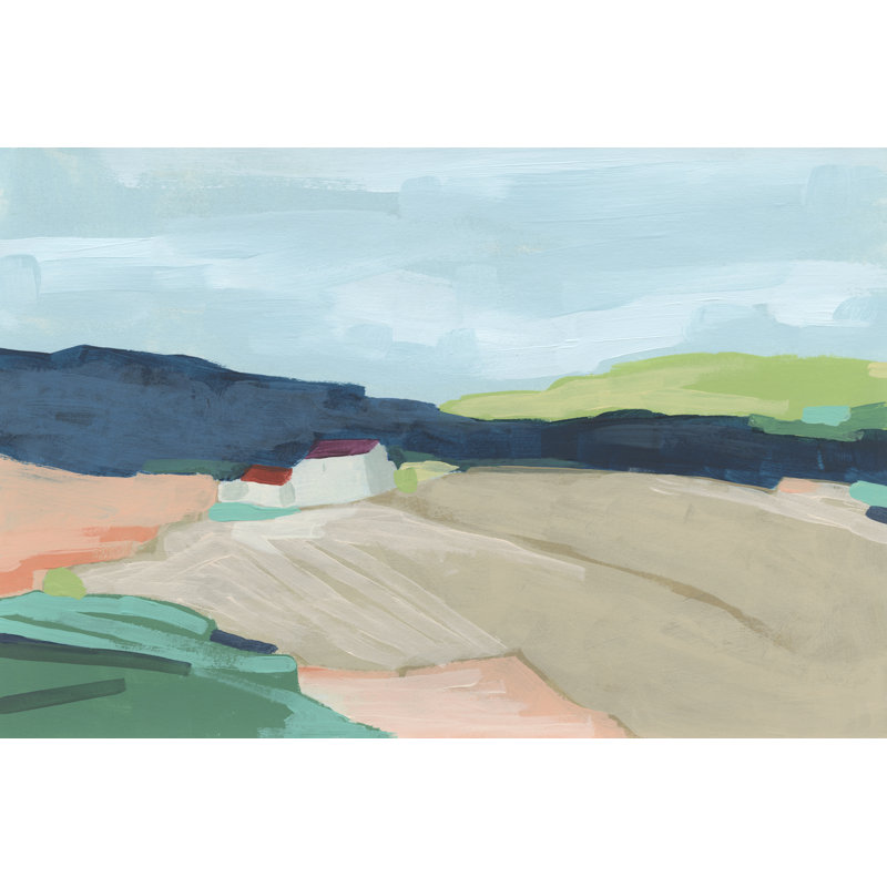 Colour Vista I by June Erica Vess - Painting, 81 cm H x 122 cm W, Wrapped Canvas