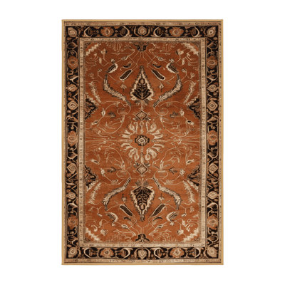 Machine Washable Persian Brown Area Rug