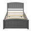 Lit plateforme simple avec lit gigogne-519530267