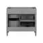 Meuble-lavabo de 36 po sans lavabo supérieur, armoire de rangement moderne avec 2 tiroirs et un tiroir basculant, structure en bois massif-1131078203