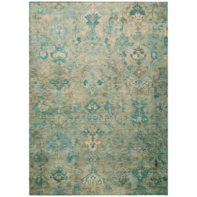 Machine Washable Indoor/Outdoor Matteson ACN2320 Global Rug