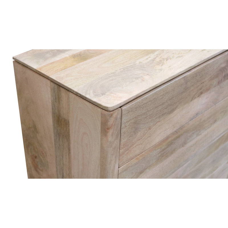 Maxton Solid Wood 85cm W 4 - Drawer Chest of Drawers