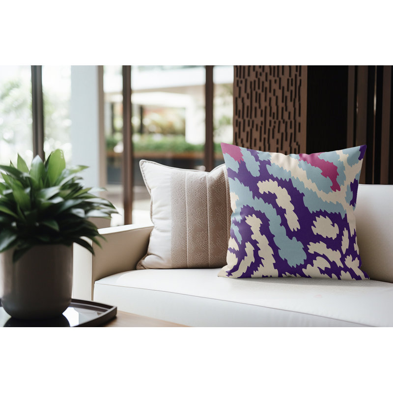 Coussin intérieur en faux suède Misio, 20 x 20, Rêve d'aurore