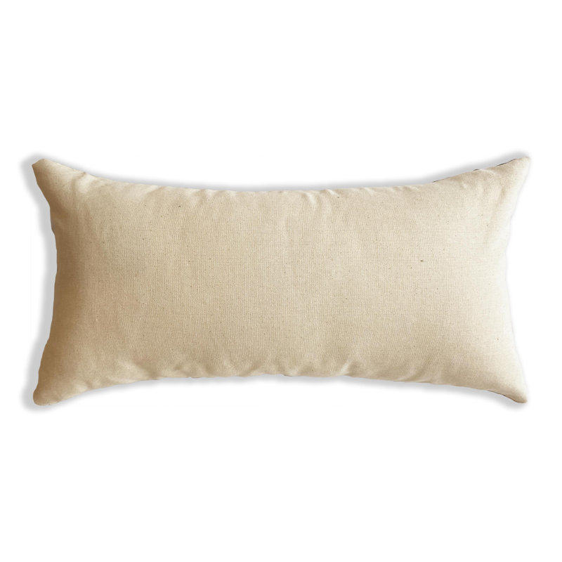Cotton Blend Reversible Pillow Cover