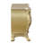 Gold 3-Drawer Nightstand