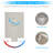 Shower Head System, 12 Inch Stainless Steel Square Wall Mounted Rainfull Shower Combo with Valve-60423717