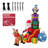 Inflatable Santa Claus On Sleigh With Reindeer And Penguin – 5.9 Feet Long With LED Lights