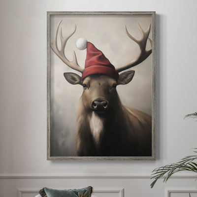 Christmas Holiday Art -Series 2-CCCXVI Framed Print - Solid Wood