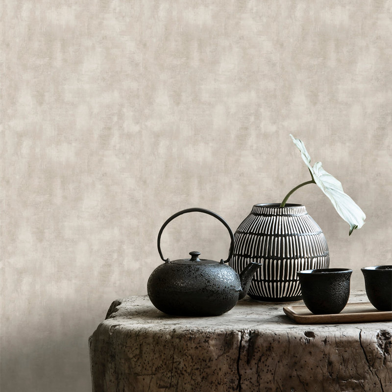 Praveen 10.05m x 53cm Matte Double Roll, Beige