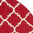 Rodgers Hand Woven Flat Weave Wool/Cotton Geometric Rug in Red/Ivory-1989860824